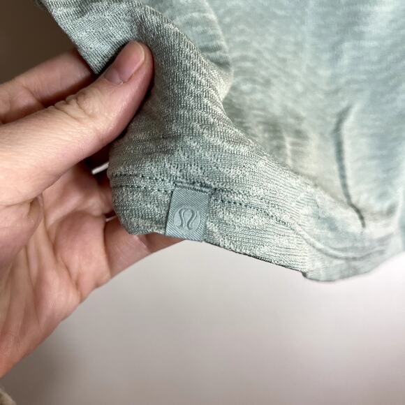 Lululemon Light Green Short Sleeve Tee - Picture 3 of 3